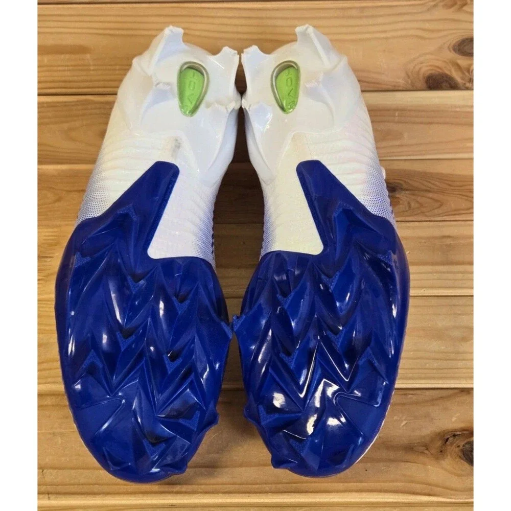 Under Armour Blur Pro White Team Royal Football/Soccee Cleats 3028220-106 Sz 11